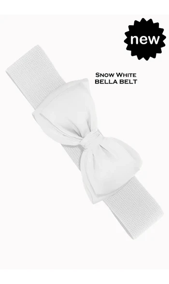 Ceinture Bella : blanc ou blanc cassé
