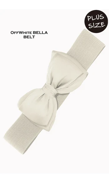 Ceinture Bella : blanc ou blanc cassé
