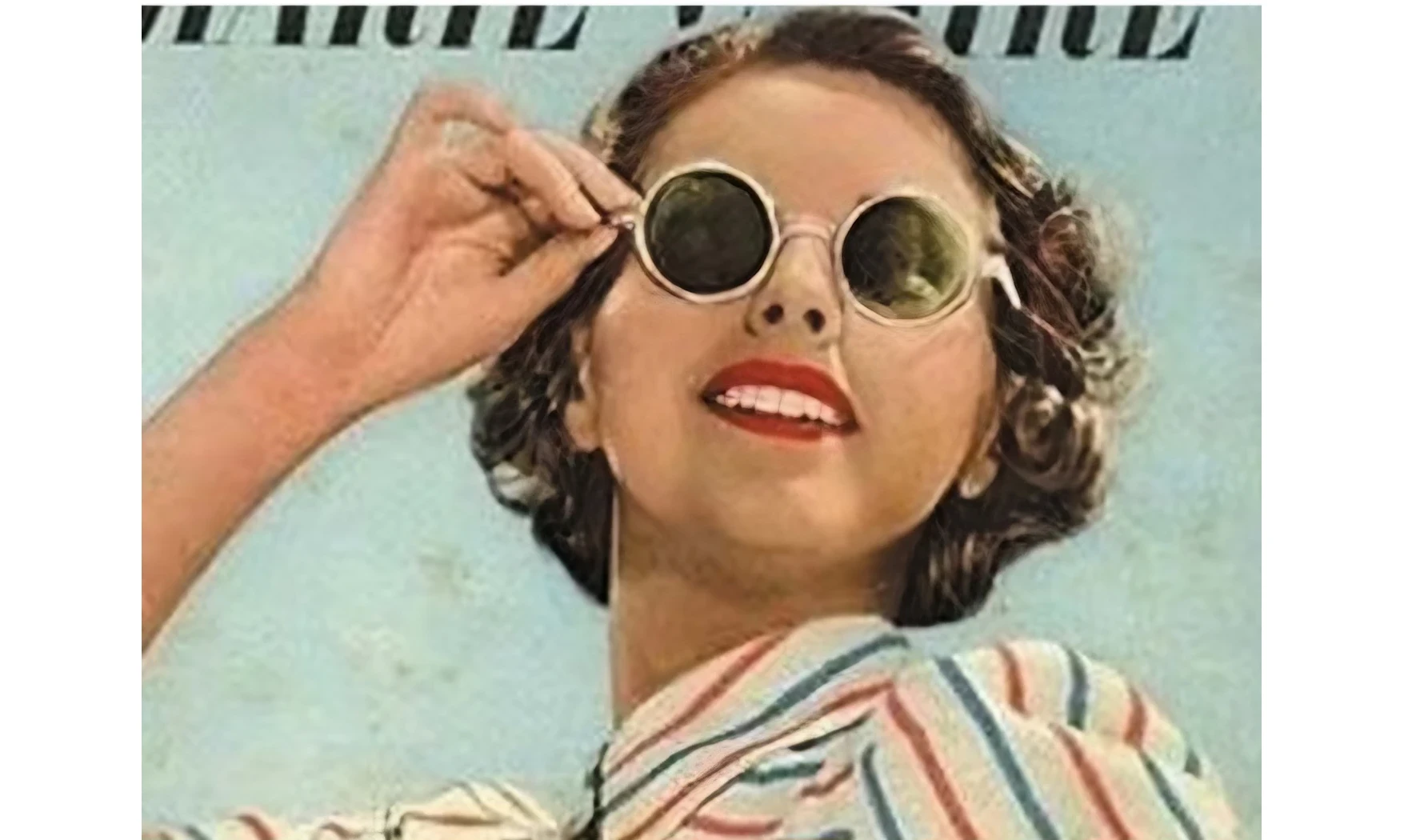 Lunettes de soleil 1940's google brown