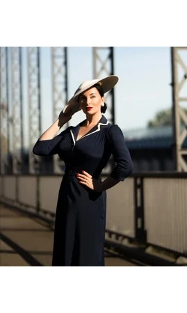 Robe chemise à manches 3/4 Lisa-Mae