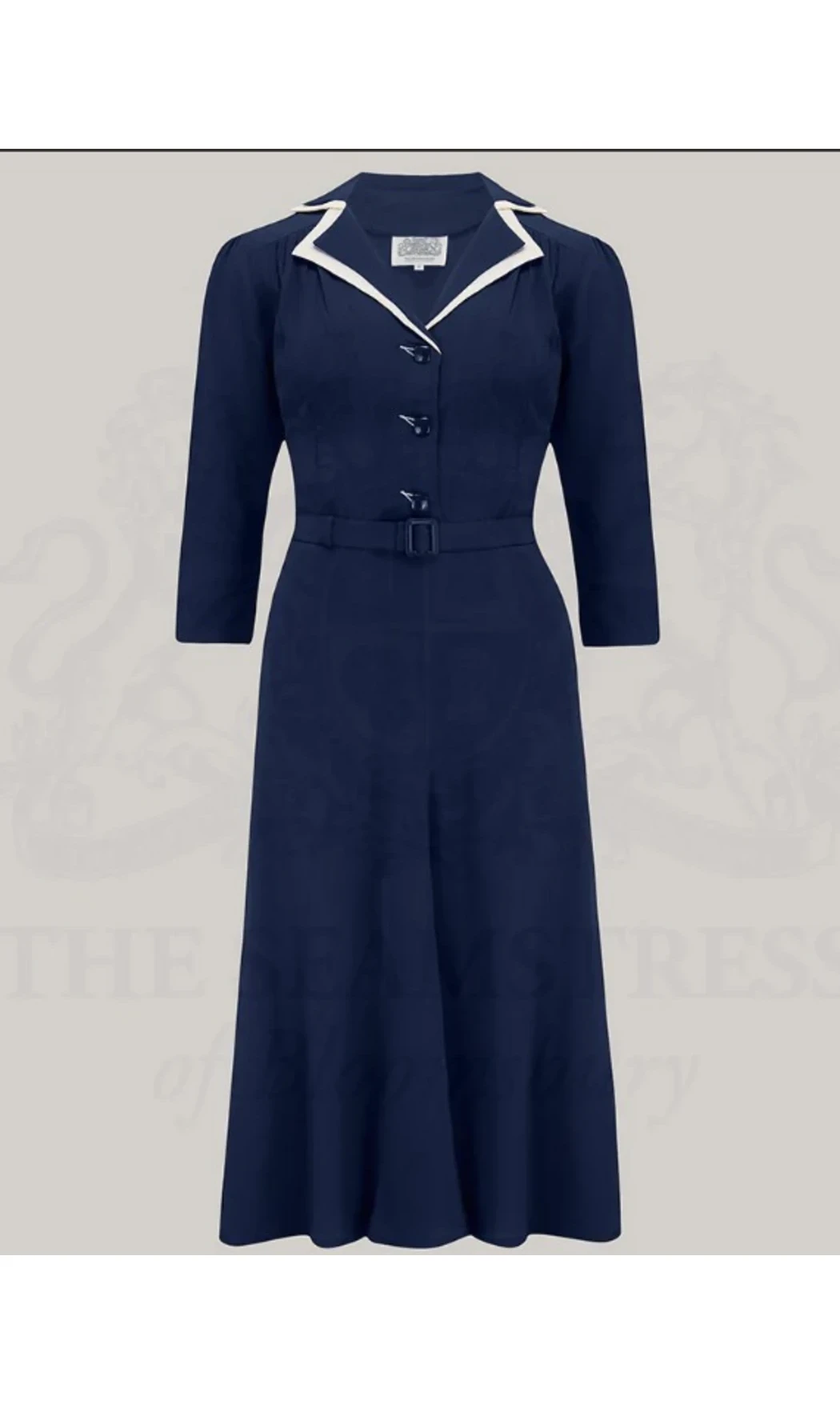 Robe chemise à manches 3/4 Lisa-Mae