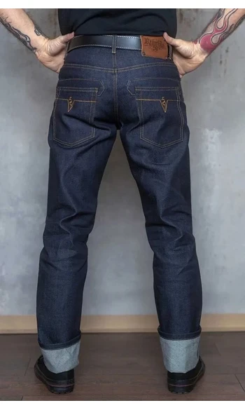 Coupe classique - RAW Blue Burning Black