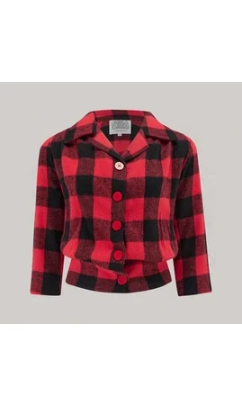 Marion Blouse in Buffalo Plaid
