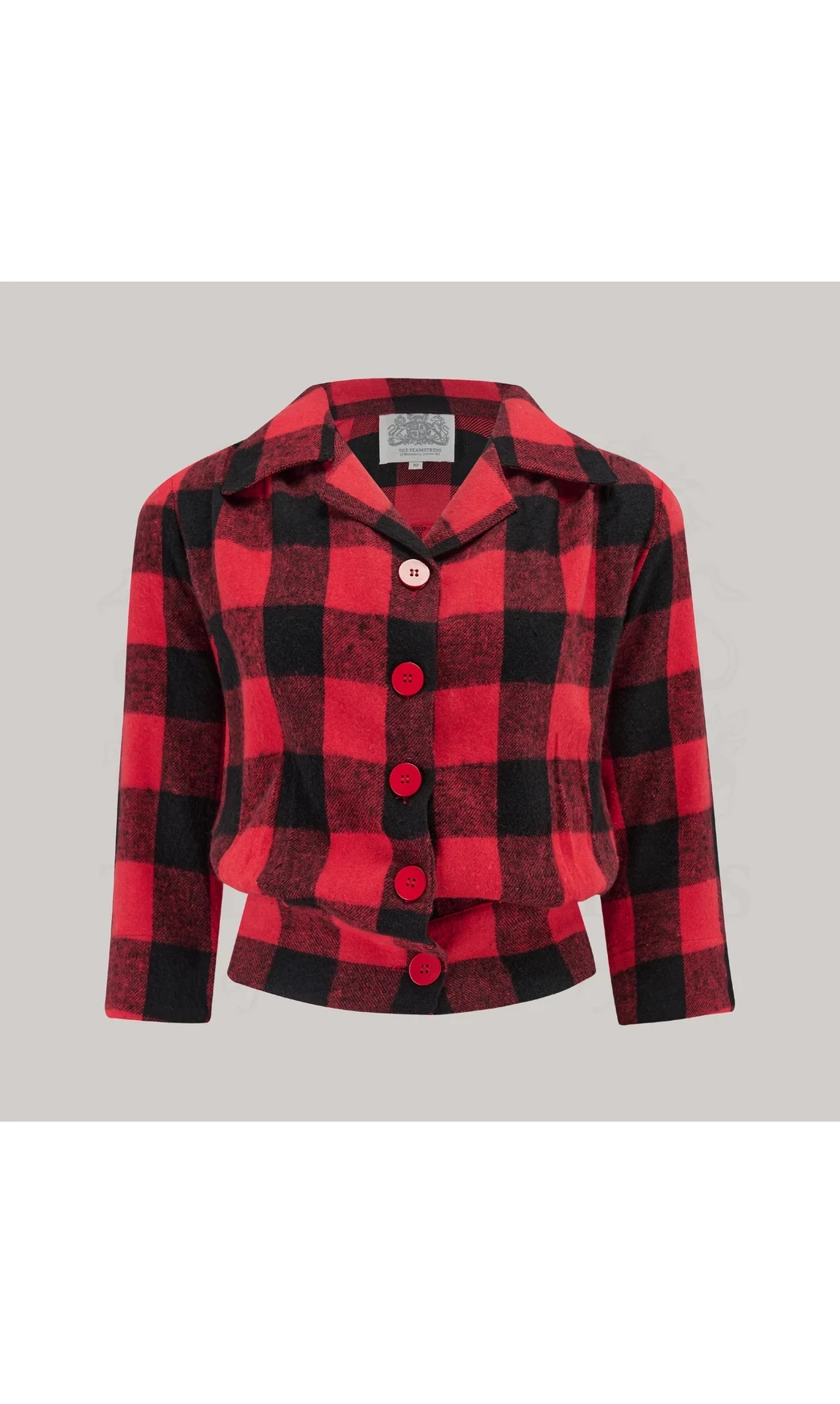 Marion Blouse in Buffalo Plaid