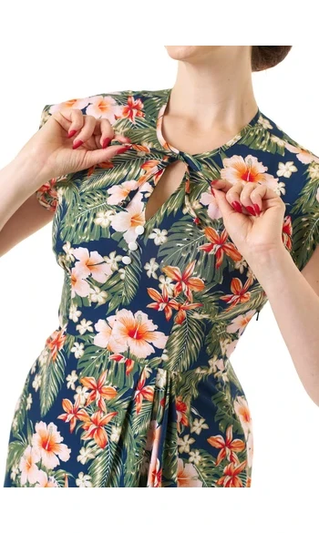 Veronica Tea Dress Années 40 - Tiki