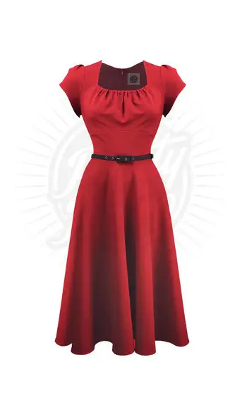 Pretty Dancing Dress - rouge
