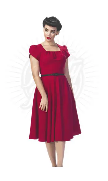 Pretty Dancing Dress - rouge