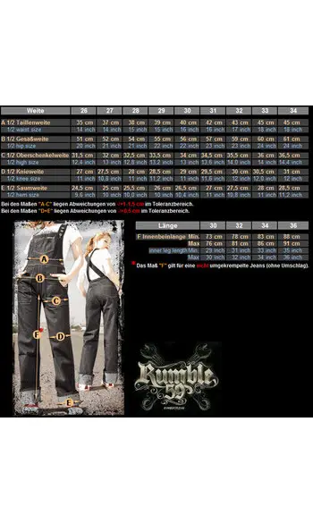 Salopette Jeans 50's