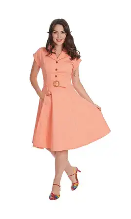 ROBE POLKA A POIS(ROSE)