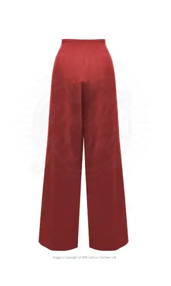 Pretty 40's, swing pantalon rouge