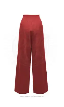Pretty 40's, swing pantalon rouge
