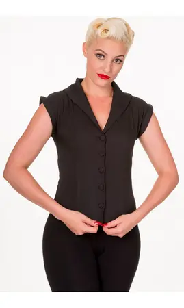 Blouse noire, 40"s