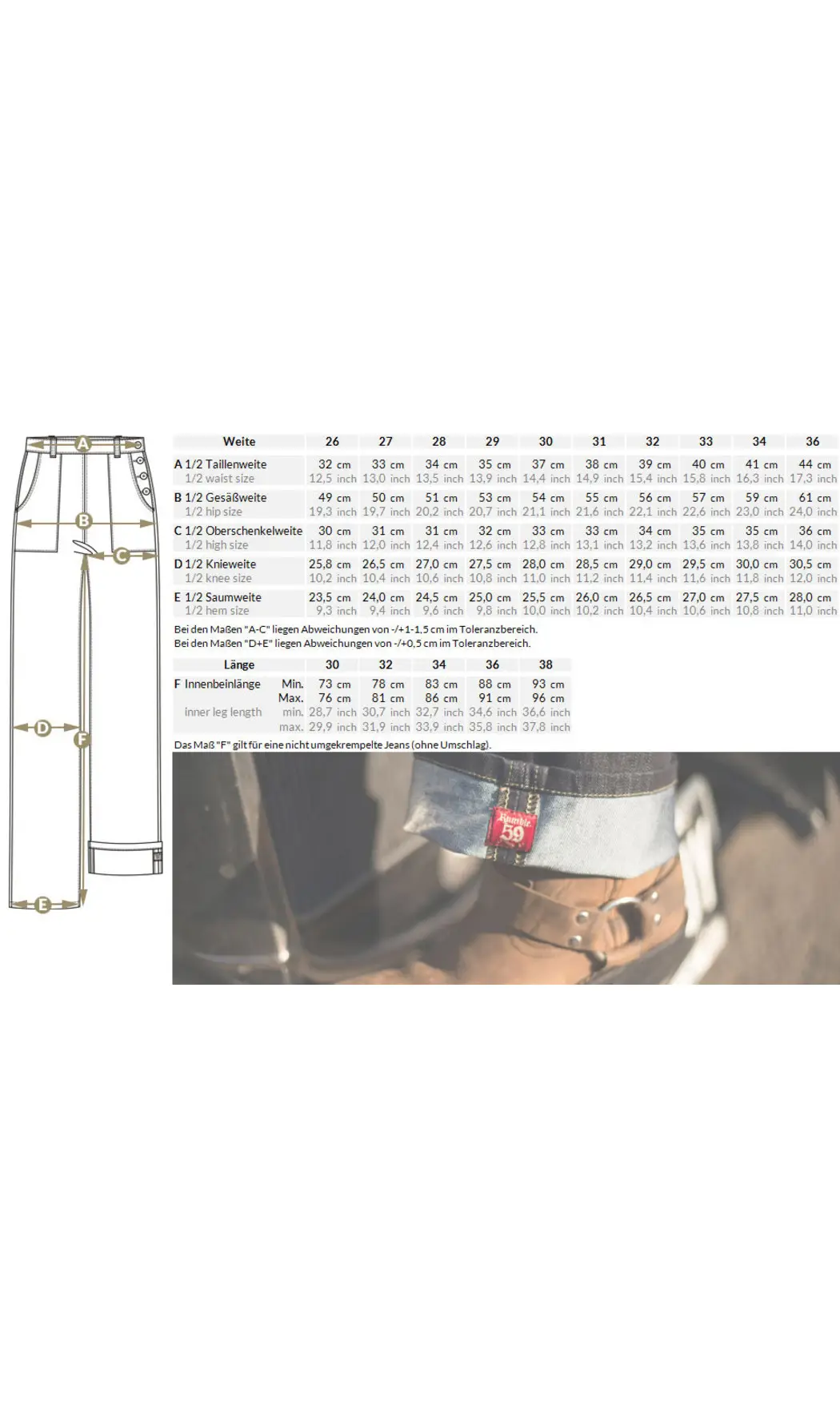 Rumble59 Jeans Marlene