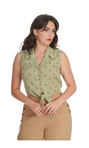 Blouse verte SWEET PEA