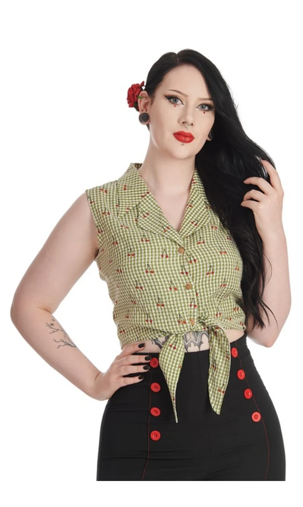 Blouse verte SWEET PEA