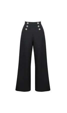 Pantalon marin des années 1930 - Noir