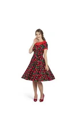 Darlene Cute robe cerises