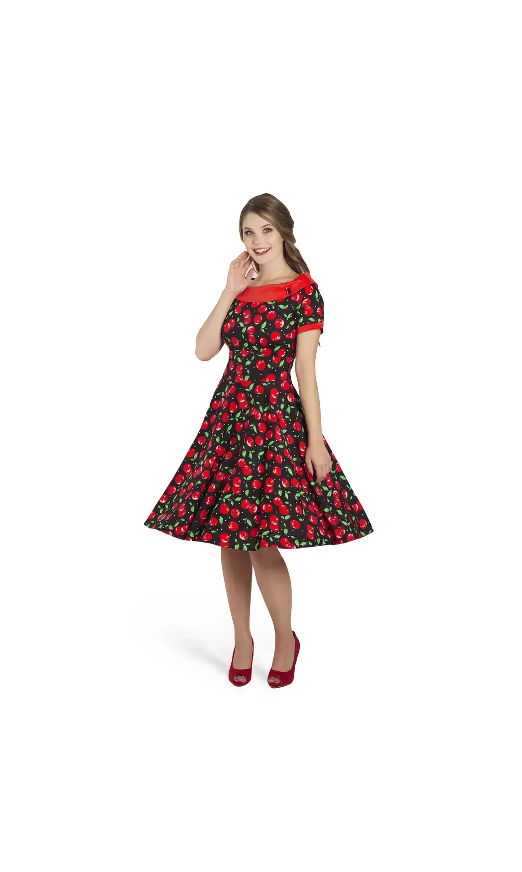 Darlene Cute robe cerises