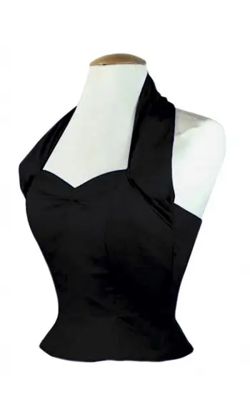 Blouse noir Vivien of Holloway