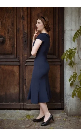 1930s Robe Melissa - Navy