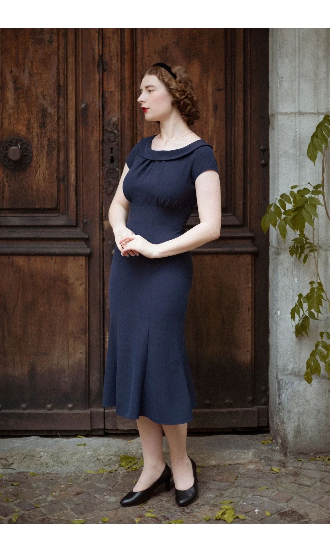 1930s Robe Melissa - Navy