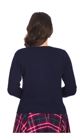 Cardigan bleu marine LONDON TOWN