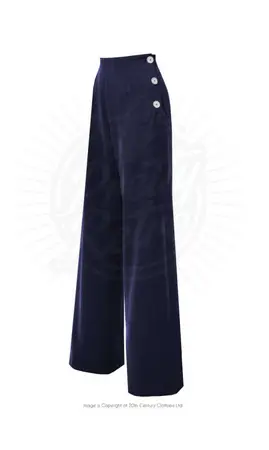 Pantalon Pretty swing "bleu"