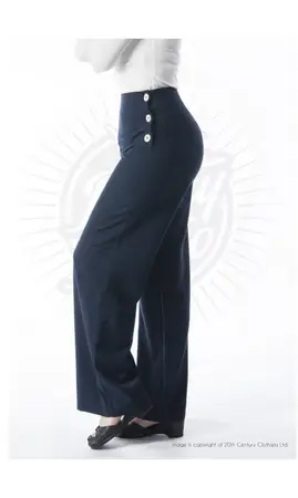 Pantalon Pretty swing "bleu"