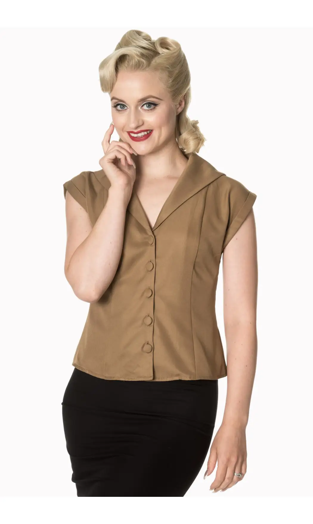 Blouse beige 40's