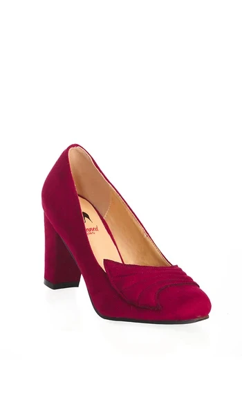 chaussures 40's bordeaux