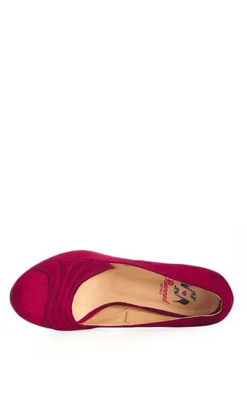 chaussures 40's bordeaux