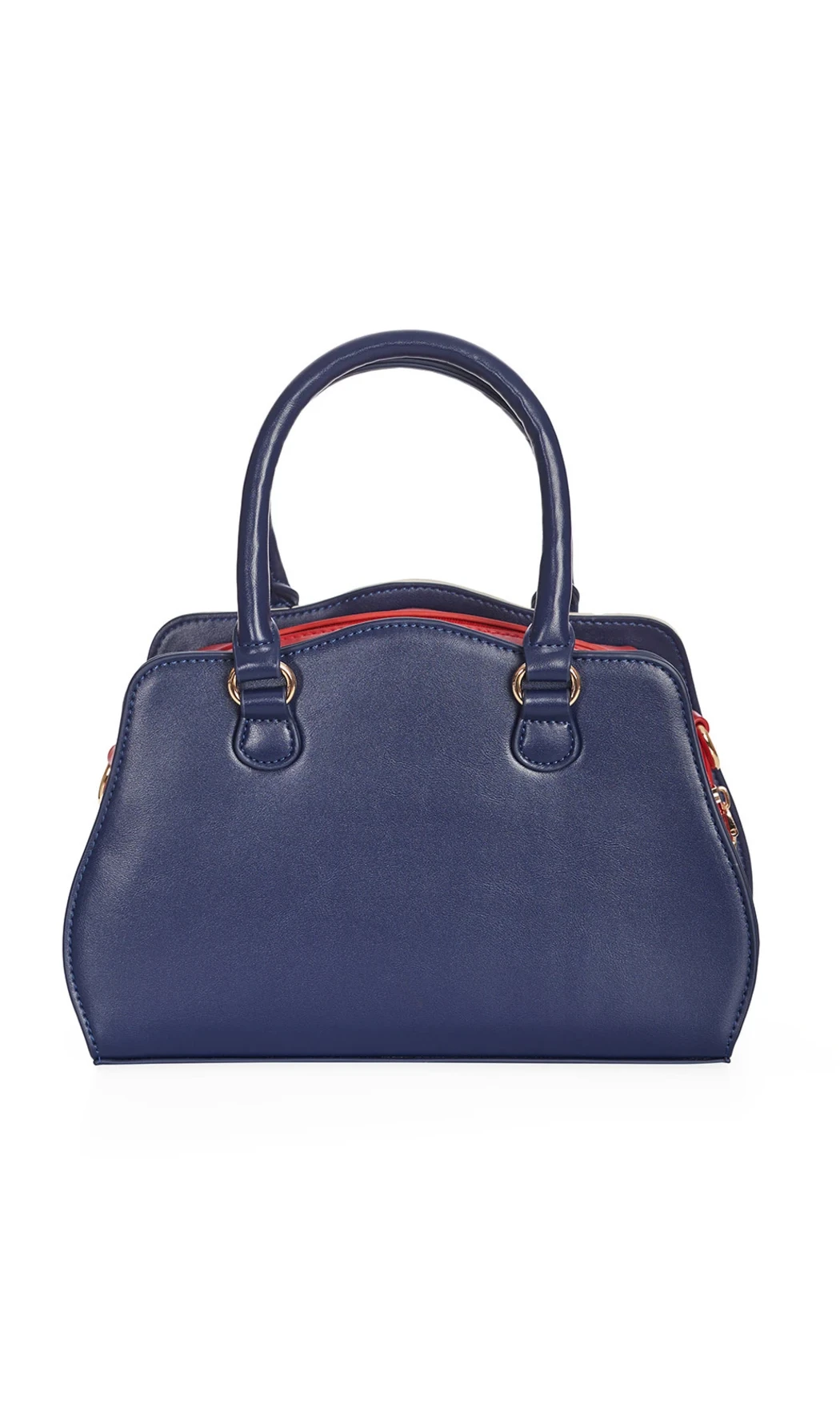 Sac à main blanc à pois