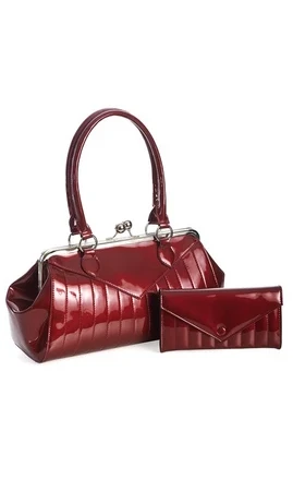 Sac à main MAGGIE MAY Bourgogne